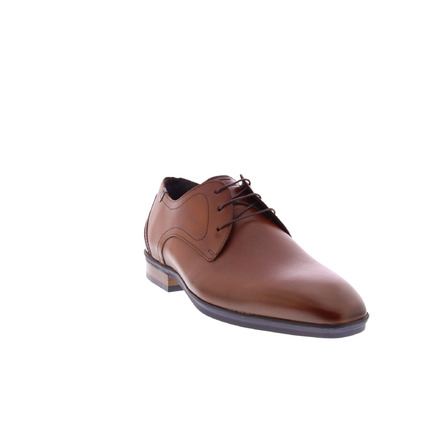 Floris Van Bommel veterschoenen cognac