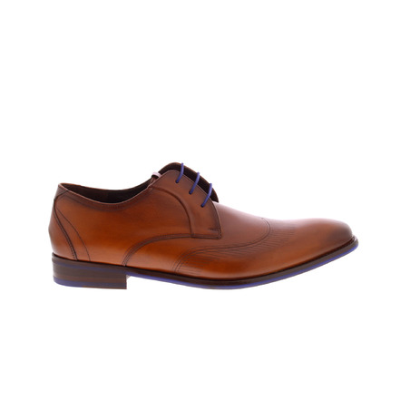 Floris Van Bommel veterschoenen cognac