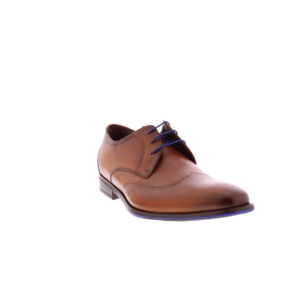Floris Van Bommel veterschoenen cognac