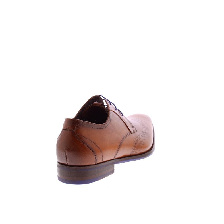 Floris Van Bommel veterschoenen cognac 4