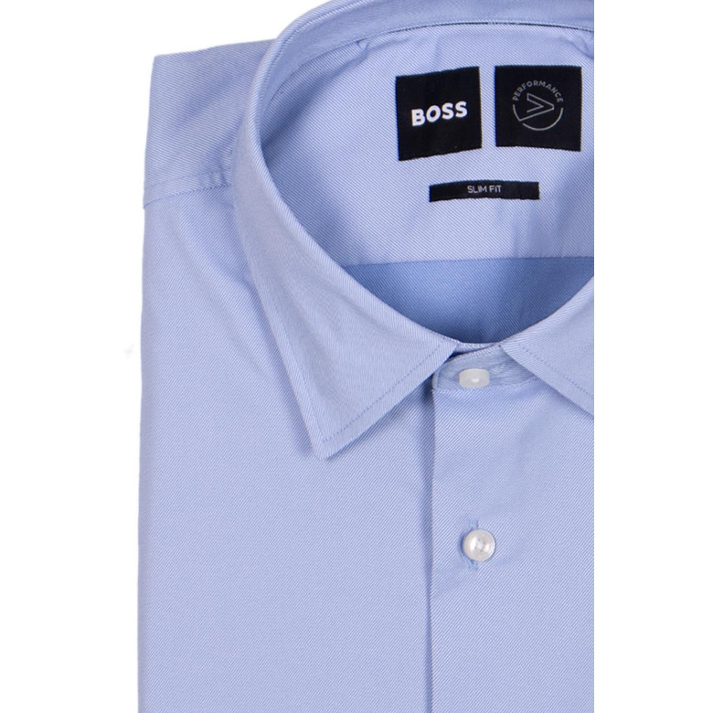 Boss hemd blauw 2