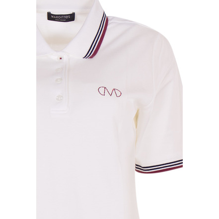 Margittes polo weiss