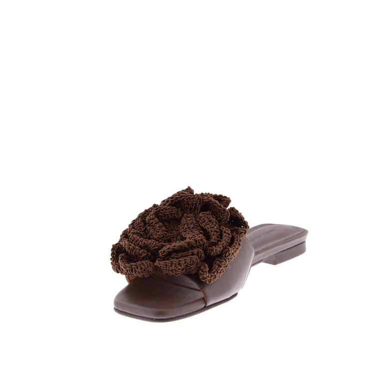 Angel Alarcon thong slippers brown 3