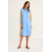 Rosso 35 jurk blauw 2