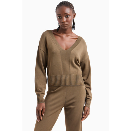 Armani Exchange trui bruin