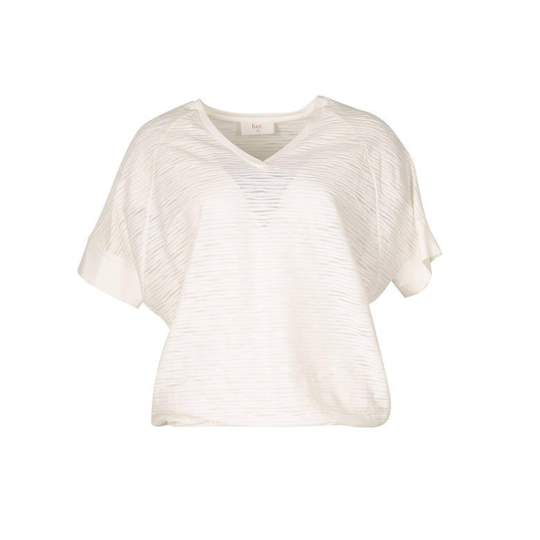 Her t-shirts ecru 1