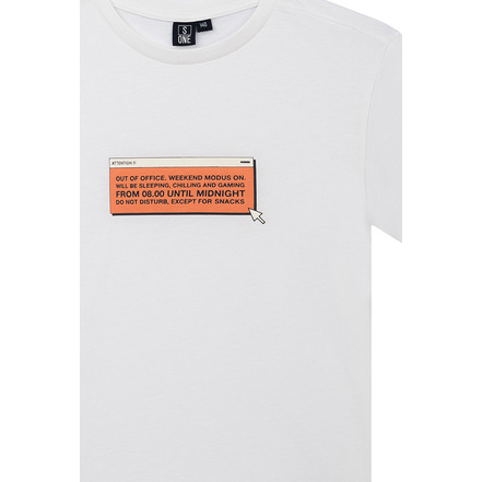 Someone Junior Jongens t-shirt ecru