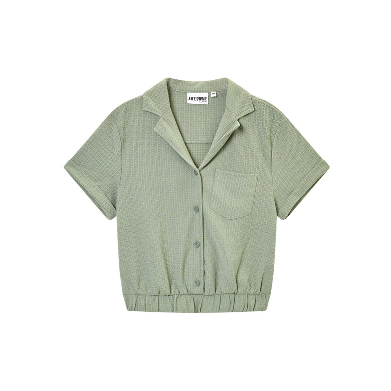 Someone Junior Meisjes blouse groen