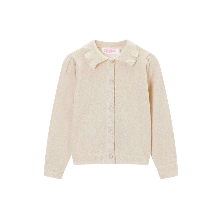 Someone Kids strickjacke beige 1