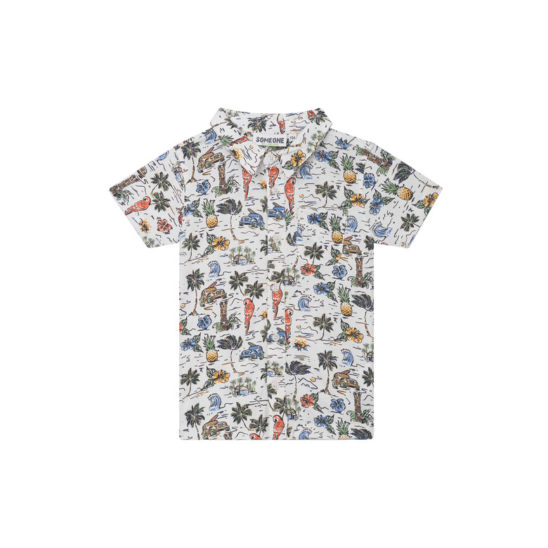 Someone Kids polo ecru