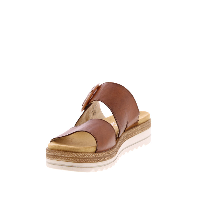 Remonte thong slippers brown 3