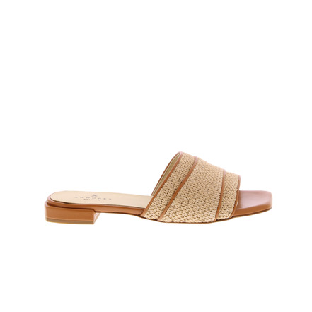 Xandres thong slippers cognac