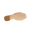 Xandres thong slippers cognac 5