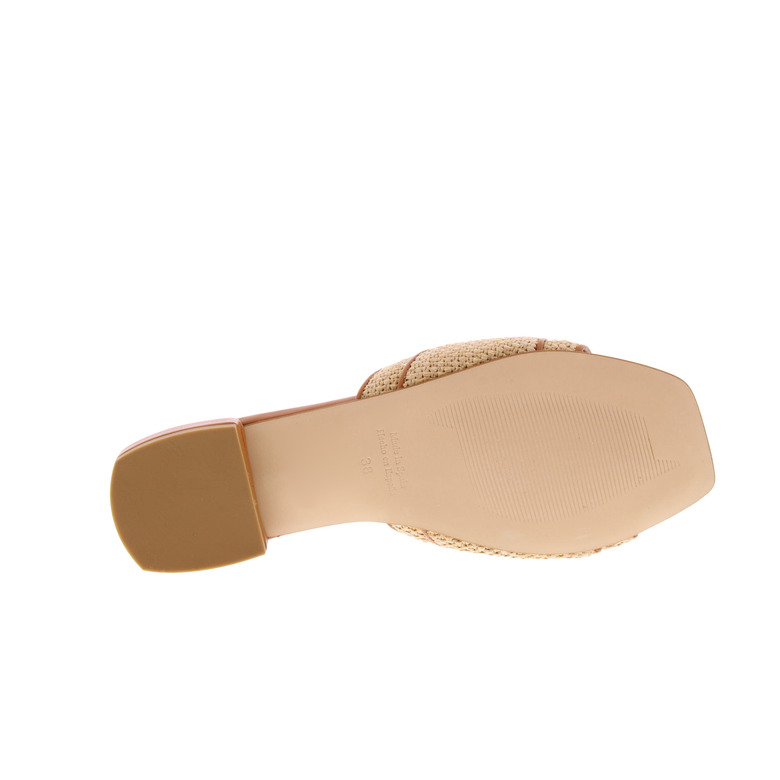 Xandres thong slippers cognac 5