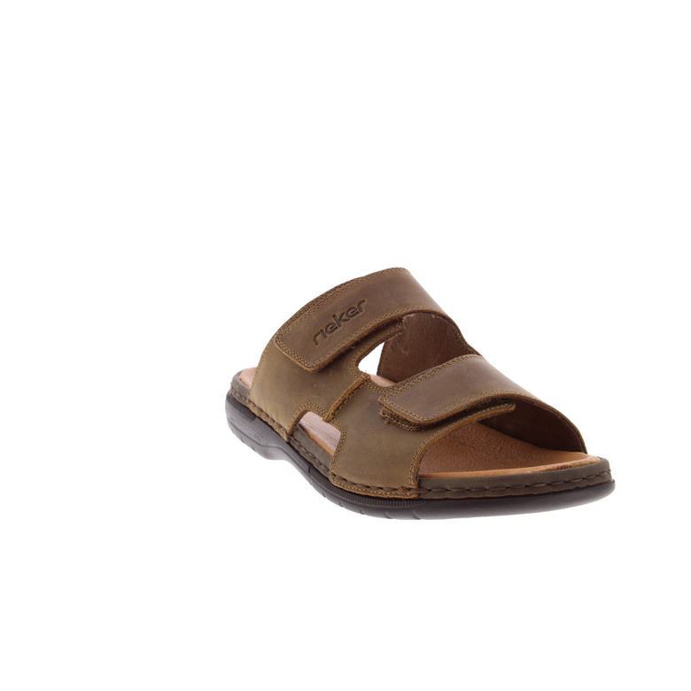 Rieker thong slippers brown 2