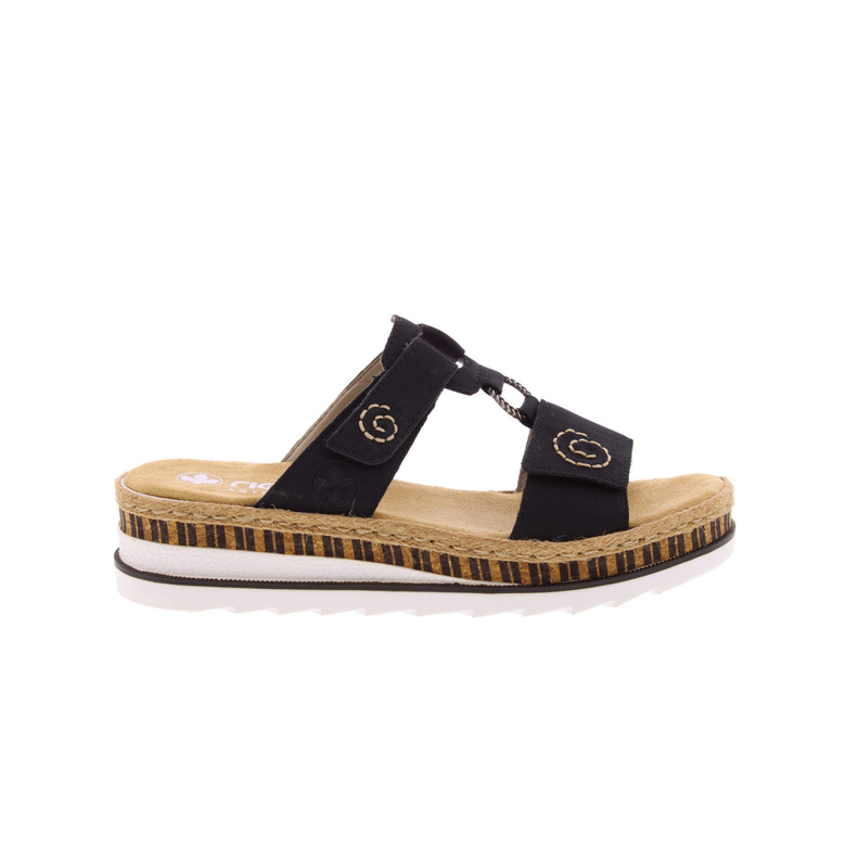 Rieker thong slippers blue