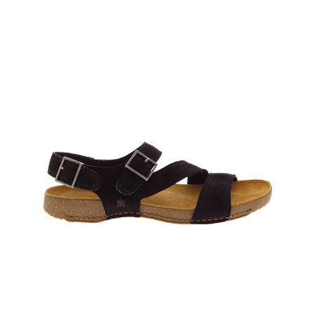Art sandals black
