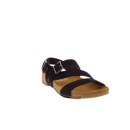 Art sandals black
