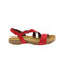 Art sandals red 1