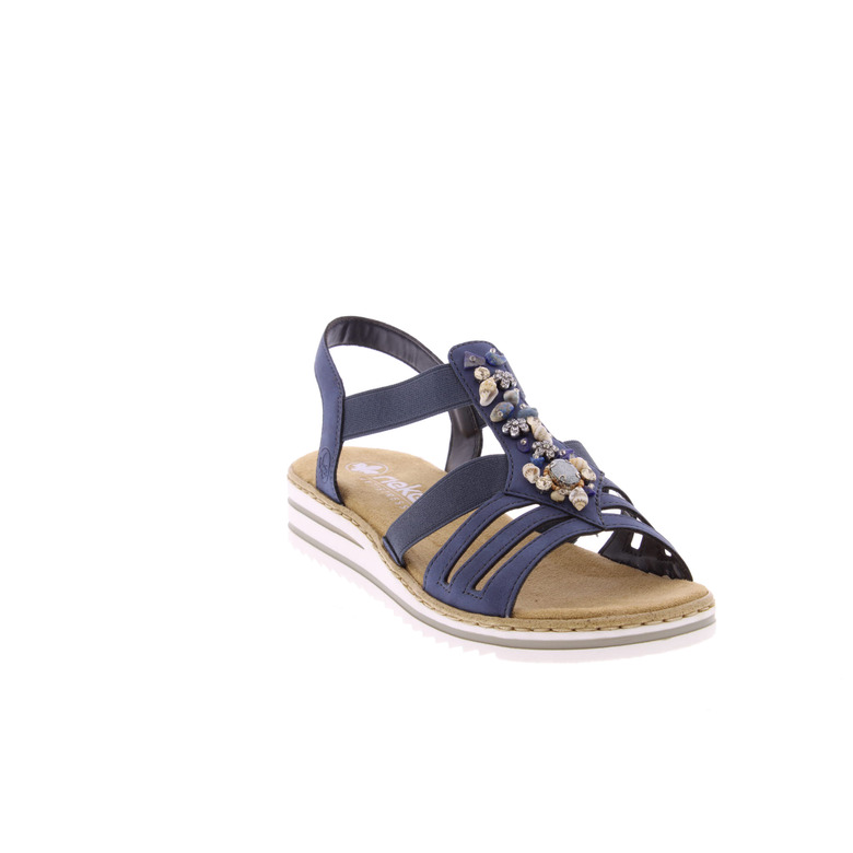 Rieker sandalen blauw 2