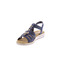 Rieker sandalen blauw 3