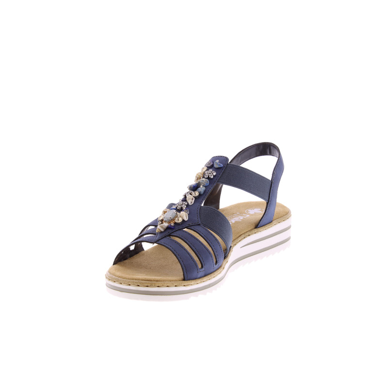 Rieker sandalen blauw 3