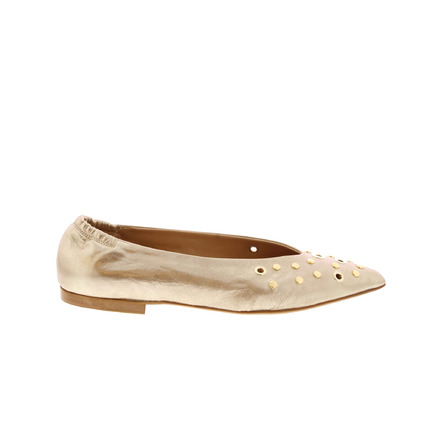 Laura Bellariva ballerinas gold