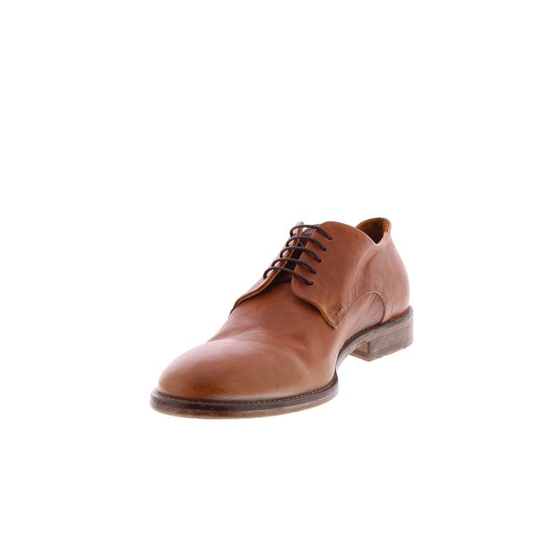 Moma lace shoes cognac 3