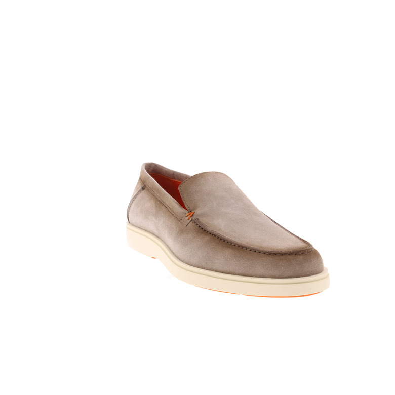 Santoni chaussures bateau brown 2