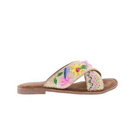 Lazamani thong slippers multicolor