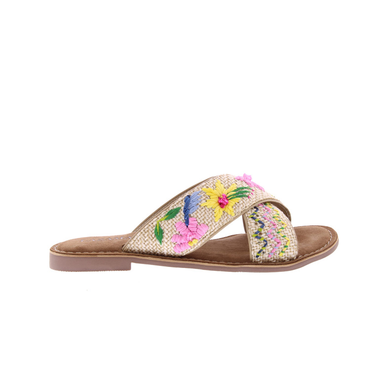 Lazamani thong slippers multicolor