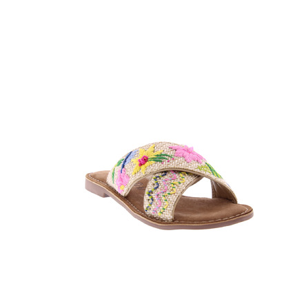 Lazamani thong slippers multicolor