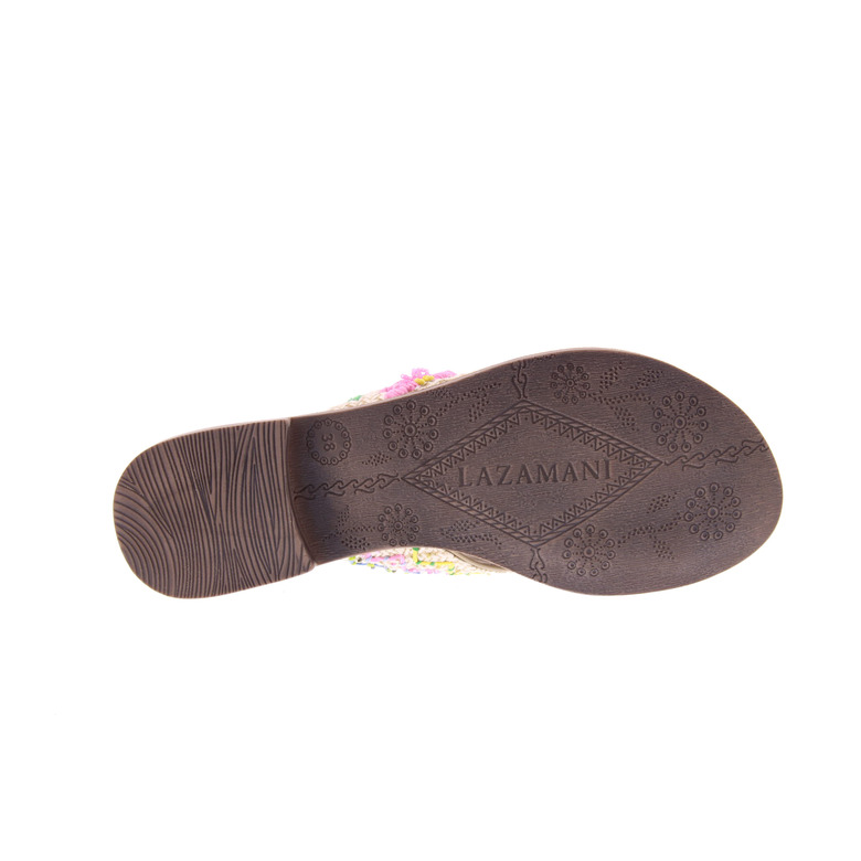 Lazamani thong slippers multicolor 5