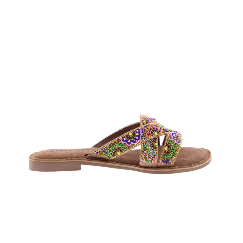 Lazamani thong slippers multicolor