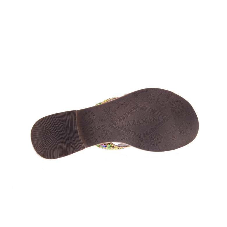 Lazamani thong slippers multicolor 5