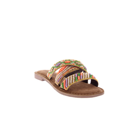 Lazamani thong slippers multicolor