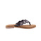 Lazamani thong slippers black 1