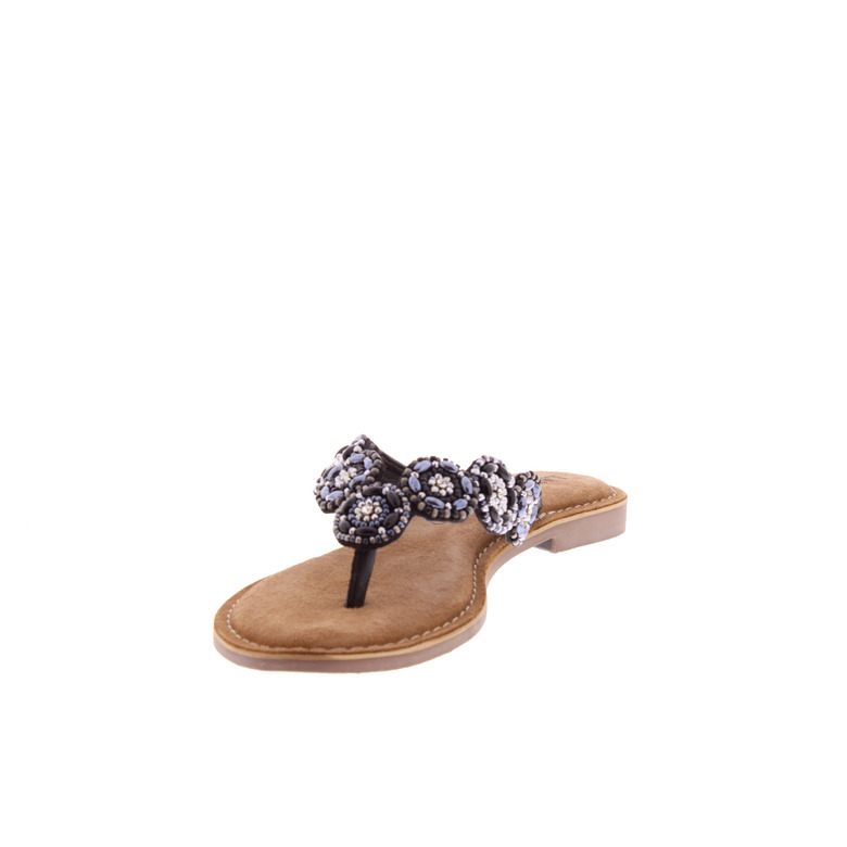 Lazamani thong slippers black 3