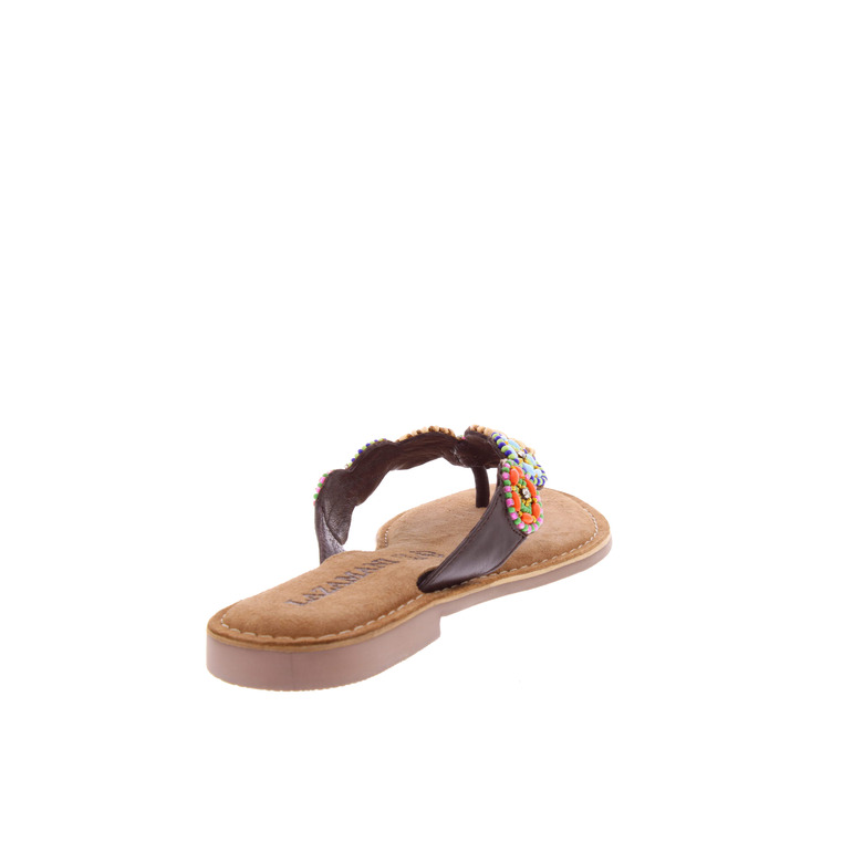 Lazamani thong slippers multicolor 4