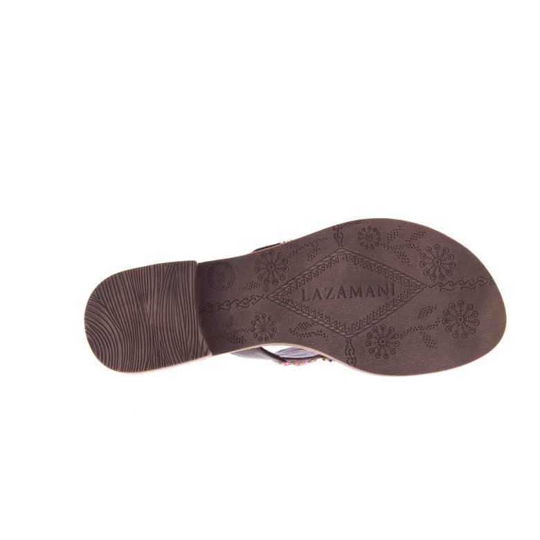 Lazamani thong slippers multicolor 5