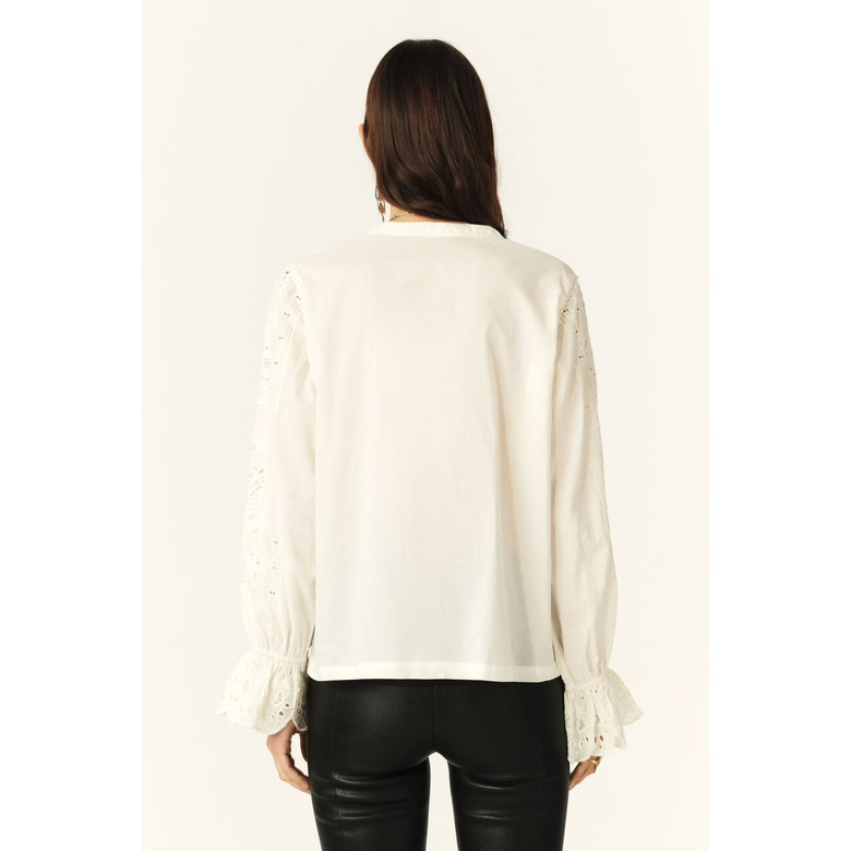 Ba&sh blouse ecru 3