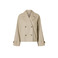 Selected Femme vest lightbrown 1
