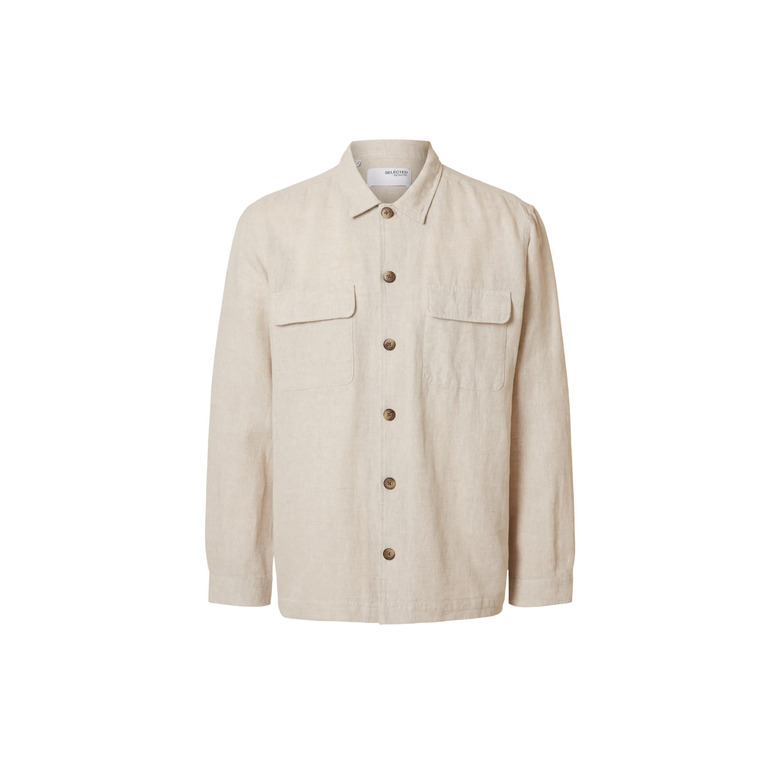 Selected Homme hemd beige
