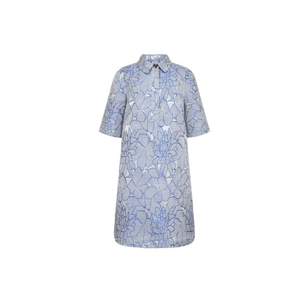 Numph jurk blauw