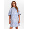 Numph jurk blauw 2