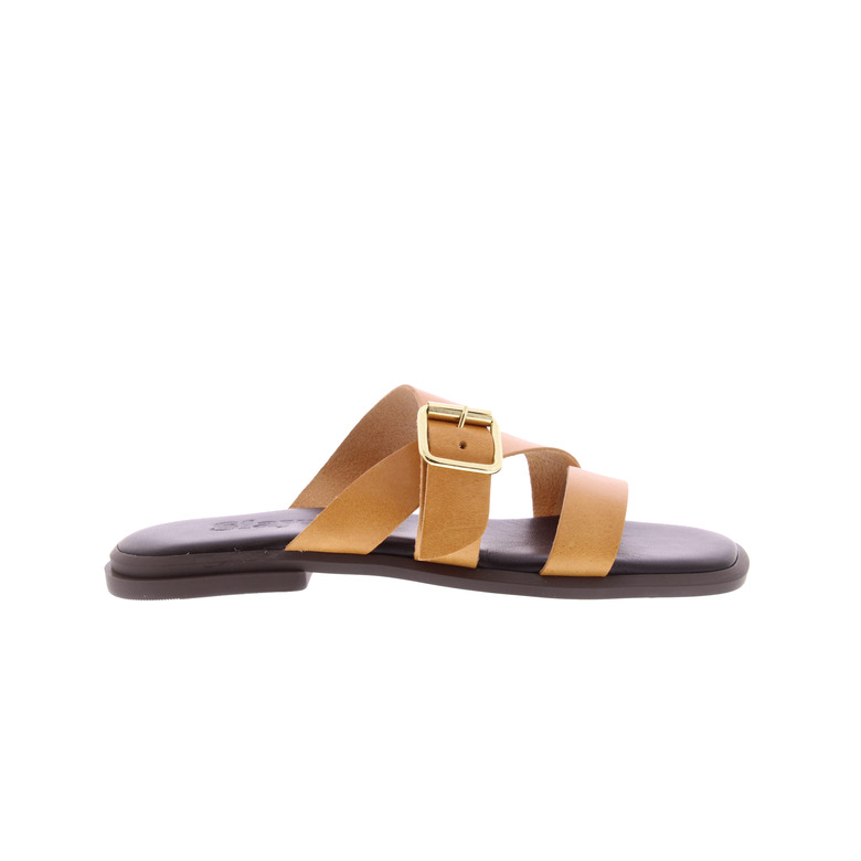 Slaye thong slippers camel 1