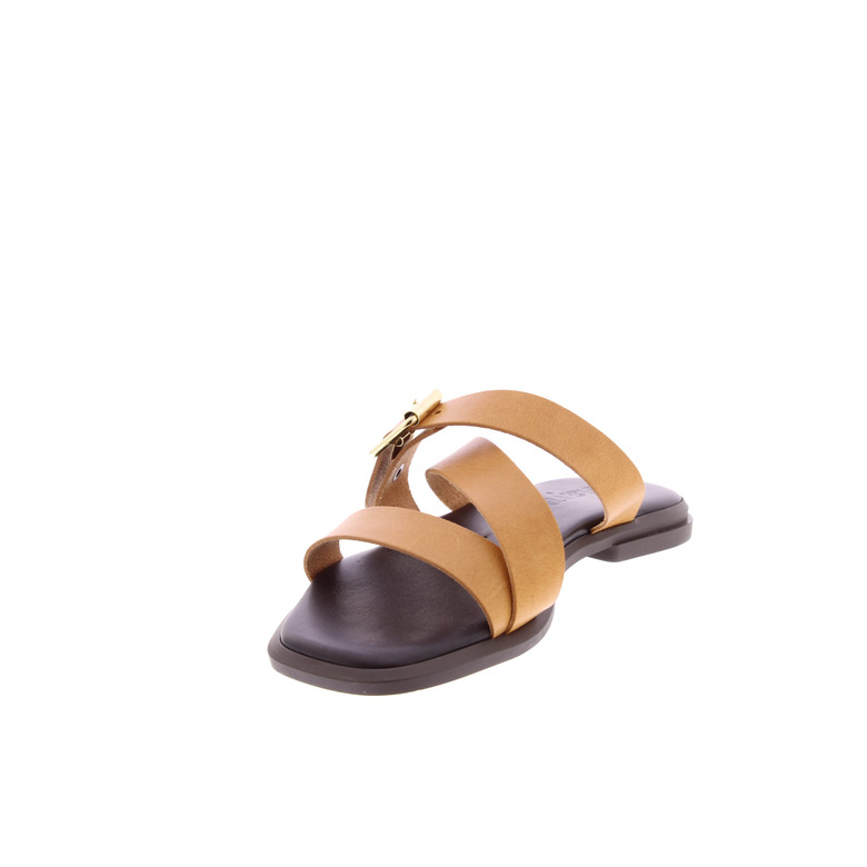Slaye thong slippers camel 3