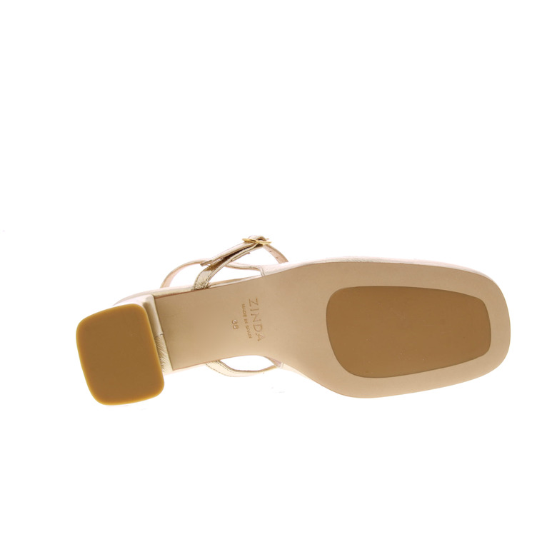 Zinda pumps gold 5