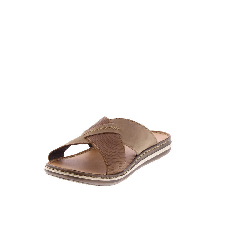 Rieker thong slippers brown 3