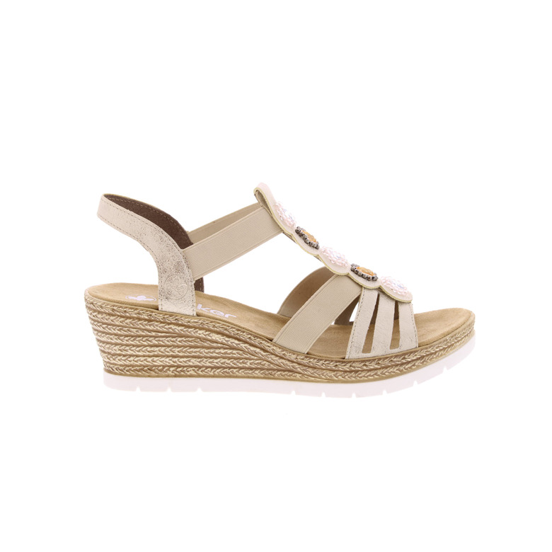 Rieker sandalen beige